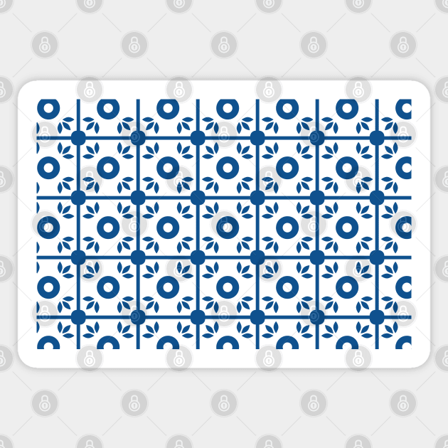 Mediterranean pattern Sticker by GreekTavern